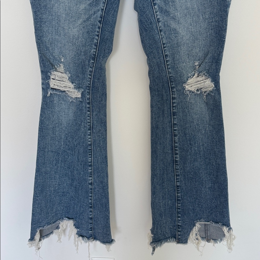 ARULA Distressed Flare Jeans - Size 10 - Picture 3 of 7